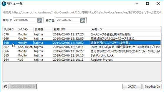 リビジョンとの比較